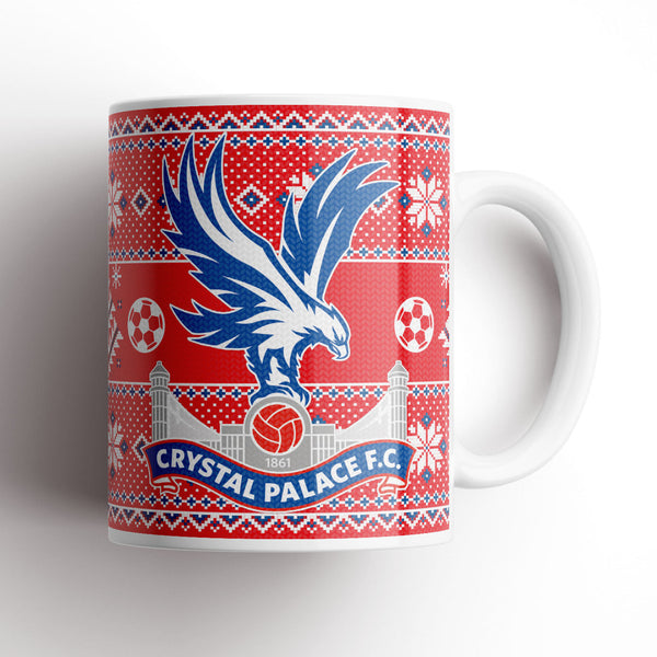 Crystal Palace Xmas Knitted Mug