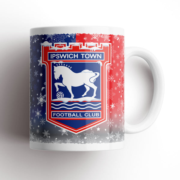 Ipswich Town Christmas Snow Mug