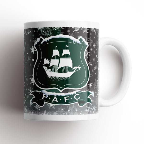 Plymouth Argyle Christmas Snow Mug