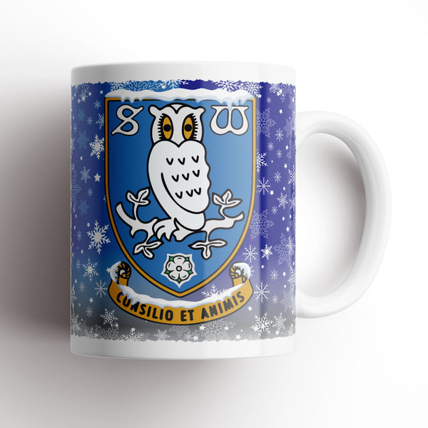 Sheffield Wednesday Christmas Snow Mug