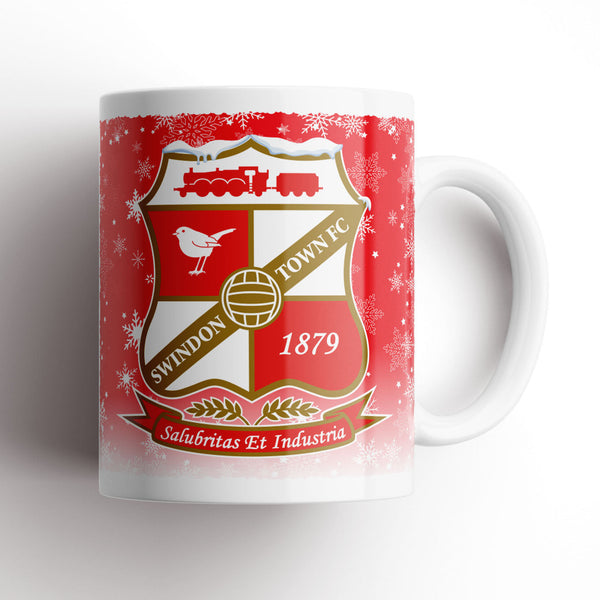 Swindon Town Xmas Snow Mug