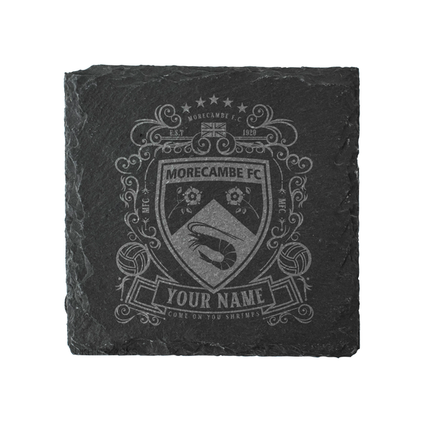 Morecambe Coat Of Arms Slate Coaster