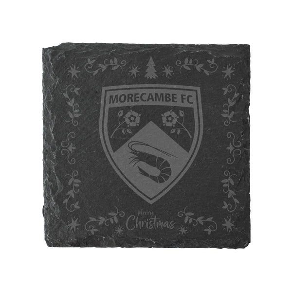 Morecambe Square Ornate Slate Coaster