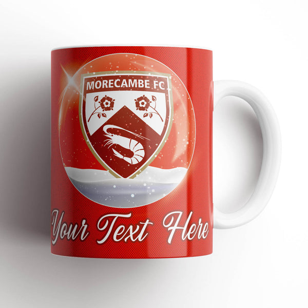 Morecambe Christmas Snowglobe Mug