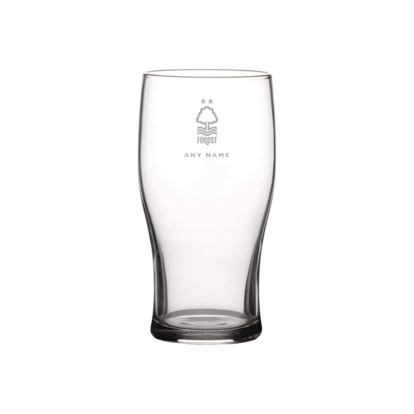 Nottingham Forest Personalised Engraved Pint Glass
