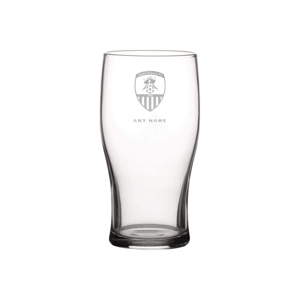 Notts County Personalised Engraved Pint Glass