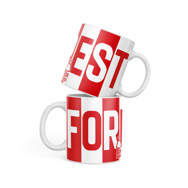 Nottingham Forest Lettering Mug