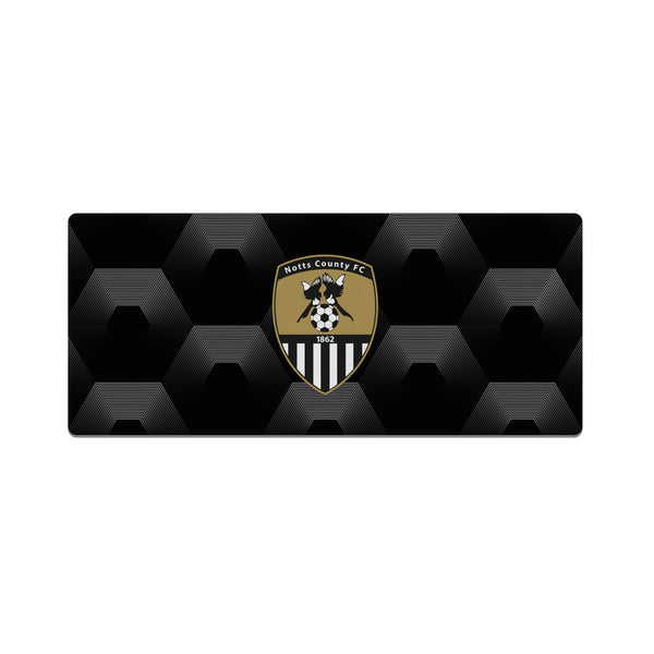 Notts County Hex Large Desk & Gaming Mat