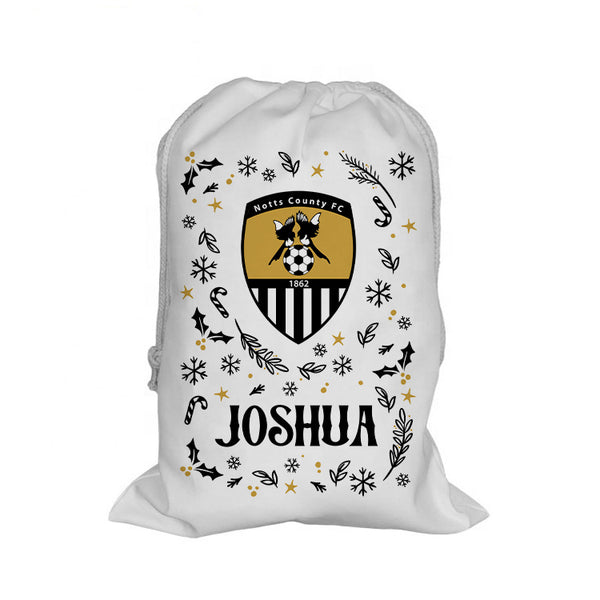 Notts County Pattern Santa Sack