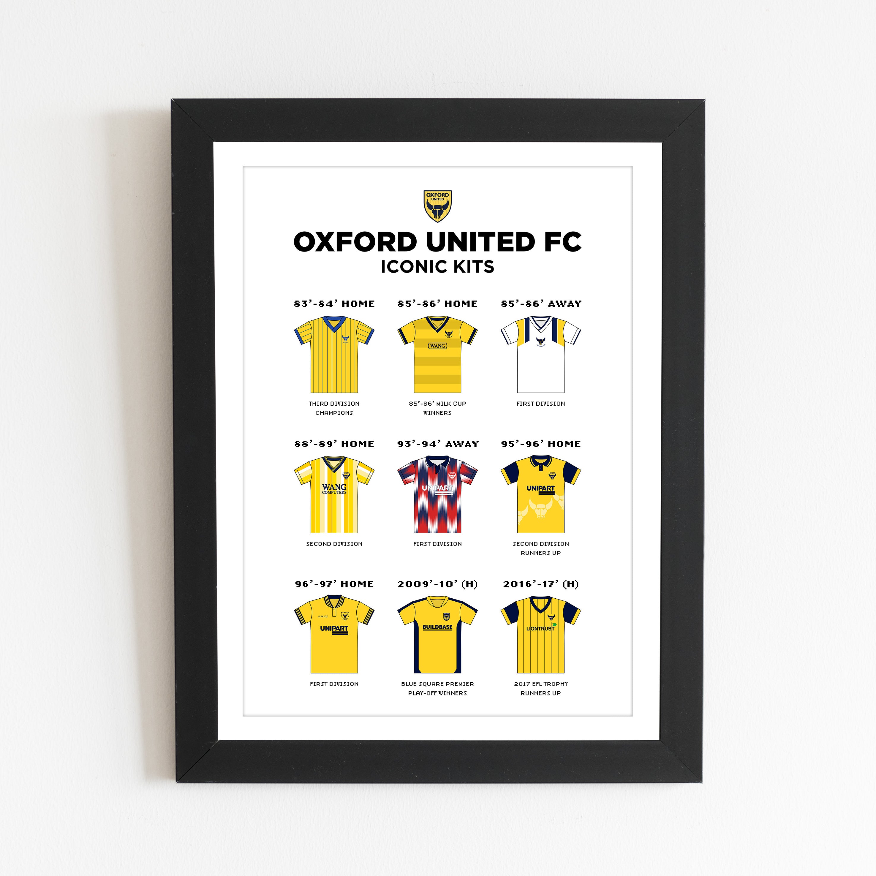 T-shirt Oxford United - Taille XL - Occasion Très Bon état - Pour Les Fans Du Club