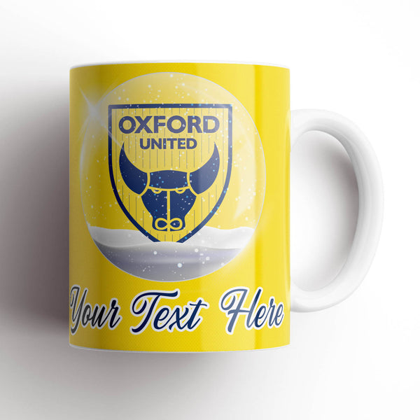 Oxford United Christmas Snowglobe Mug