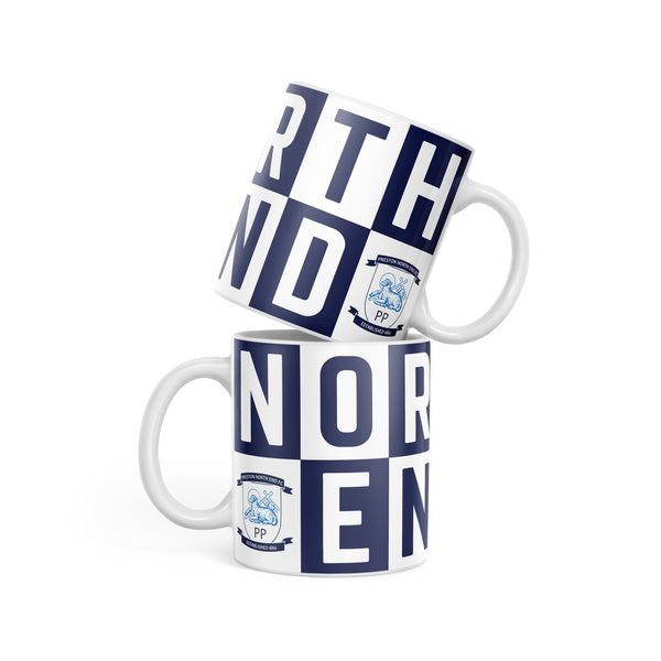 Preston North End Lettering Mug