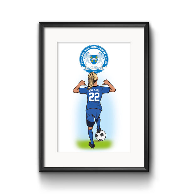 Peterborough United Future Star Custom Print - Female