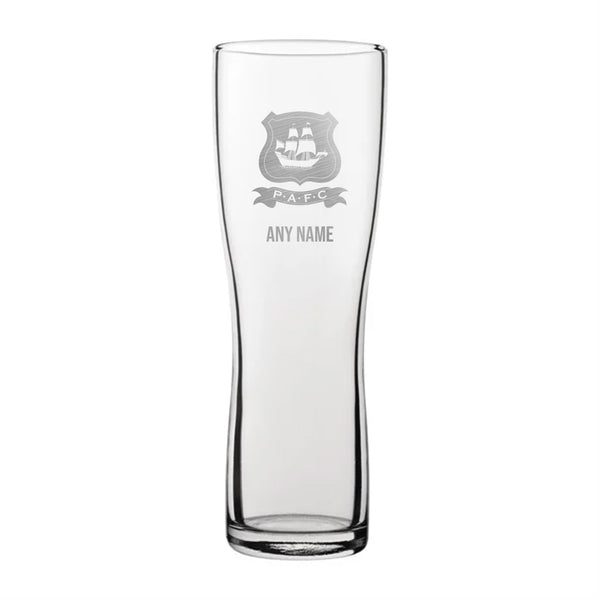 Plymouth Argyle Aspen Pint Glass *Customisable*