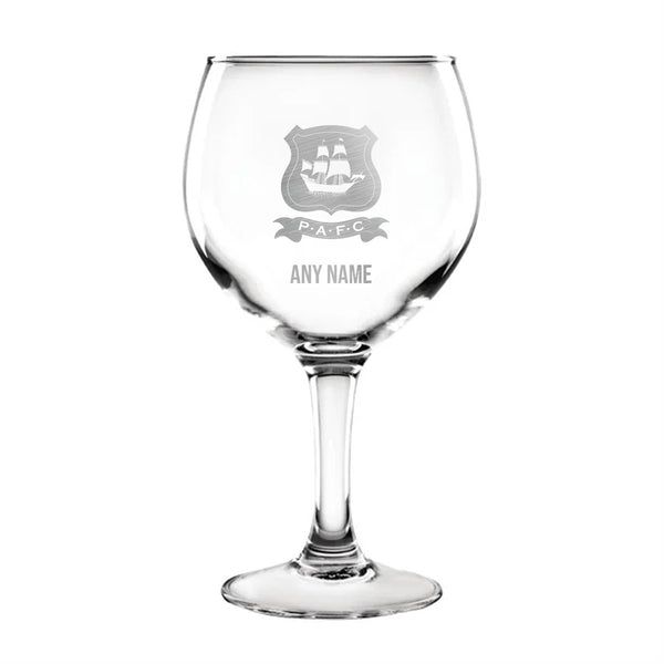 Plymouth Argyle Gin Glass *Customisable*