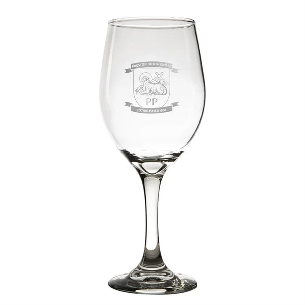 Preston North End 410ml Wine Glass *Customisable*