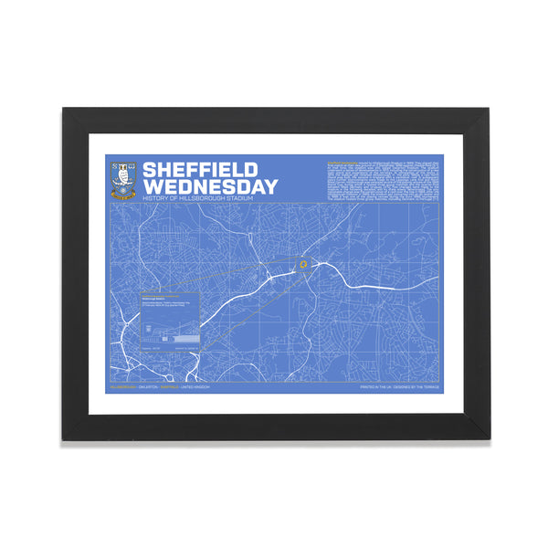 SWFC Hillsborough Stadium History Print