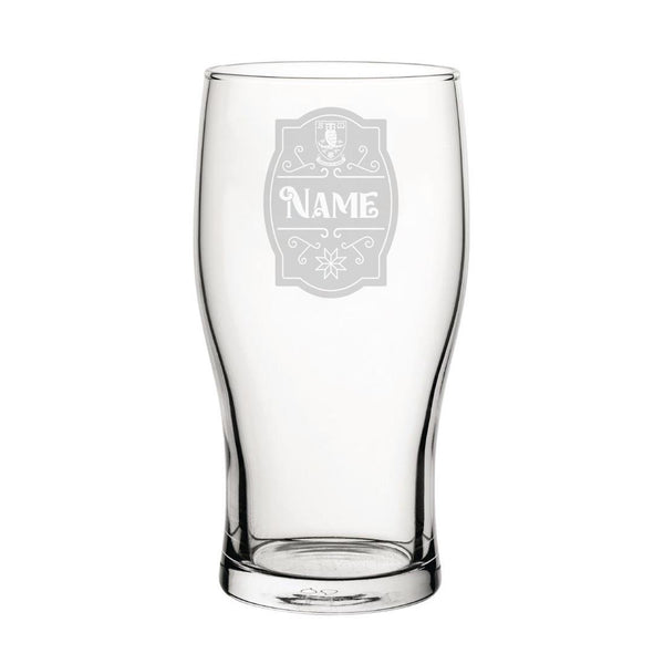 Sheffield Wednesday Stamp Engraved Pint Glass *Customisable*