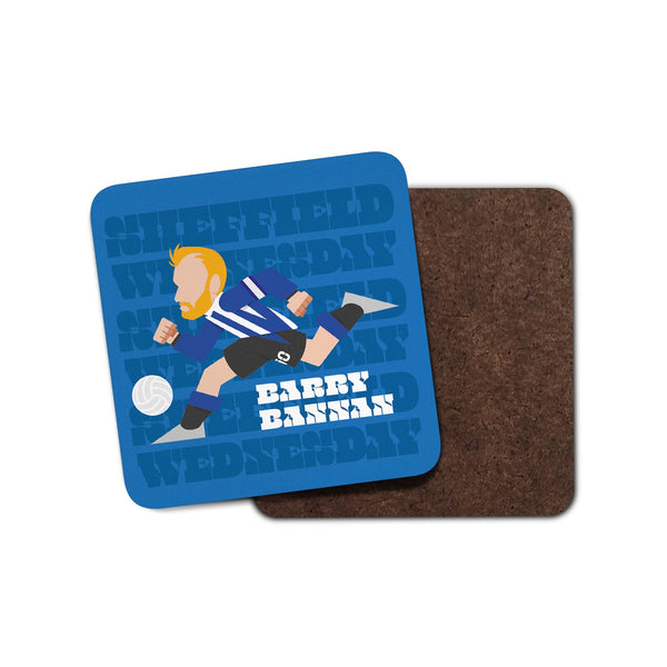 SWFC Barry Bannan Illustrated Coaster