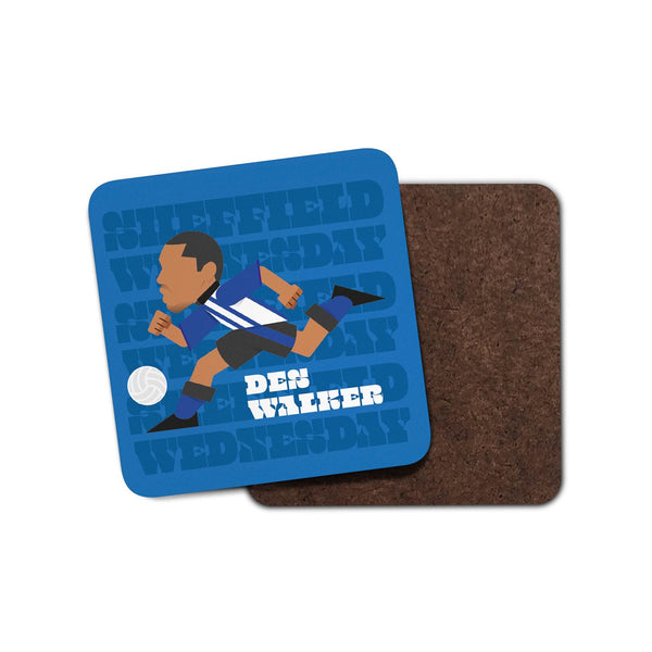 SWFC Des Walker Illustrated Coaster