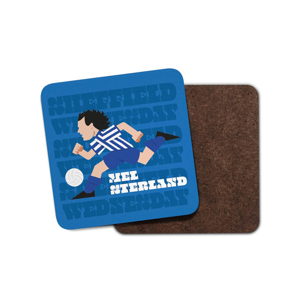 SWFC Mel Sterland Illustrated Coaster