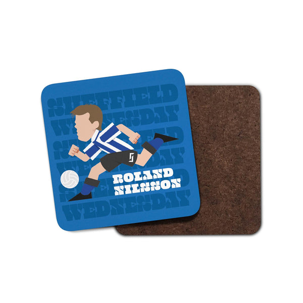 SWFC Roland Nilsson Illustrated Coaster