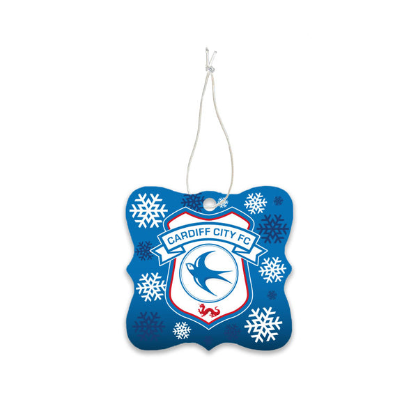 Cardiff City Snowflake Christmas Decoration