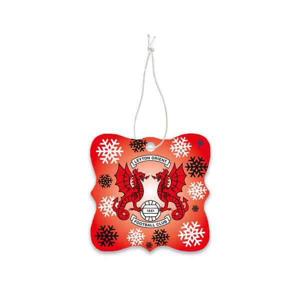 Leyton Orient Snowflake Christmas Decoration