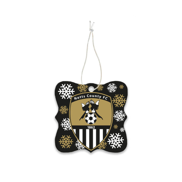 Notts County Snowflake Christmas Decoration