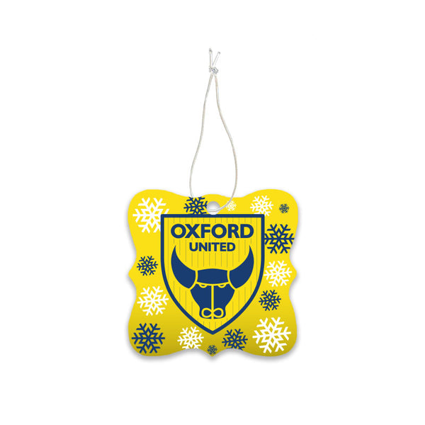 Oxford United Snowflake Xmas Decoration