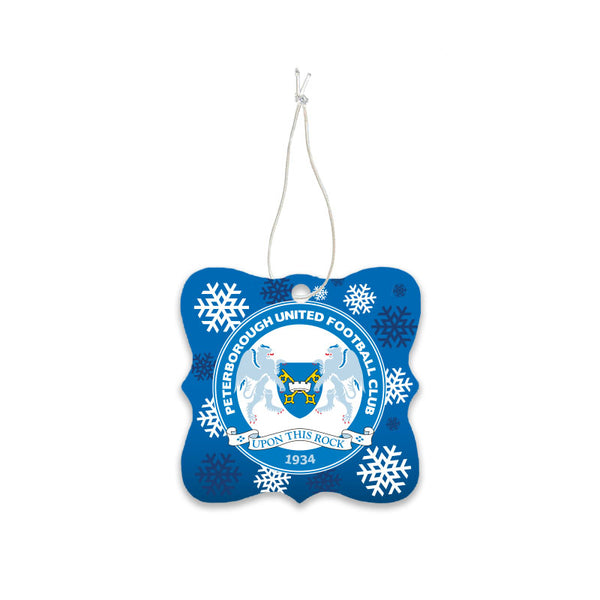 Peterborough United Snowflake Christmas Decoration