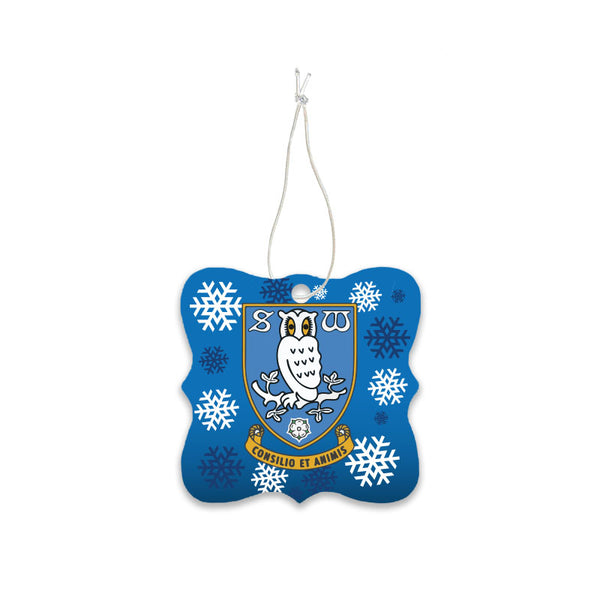 Sheffield Wednesday Snowflake Christmas Decoration