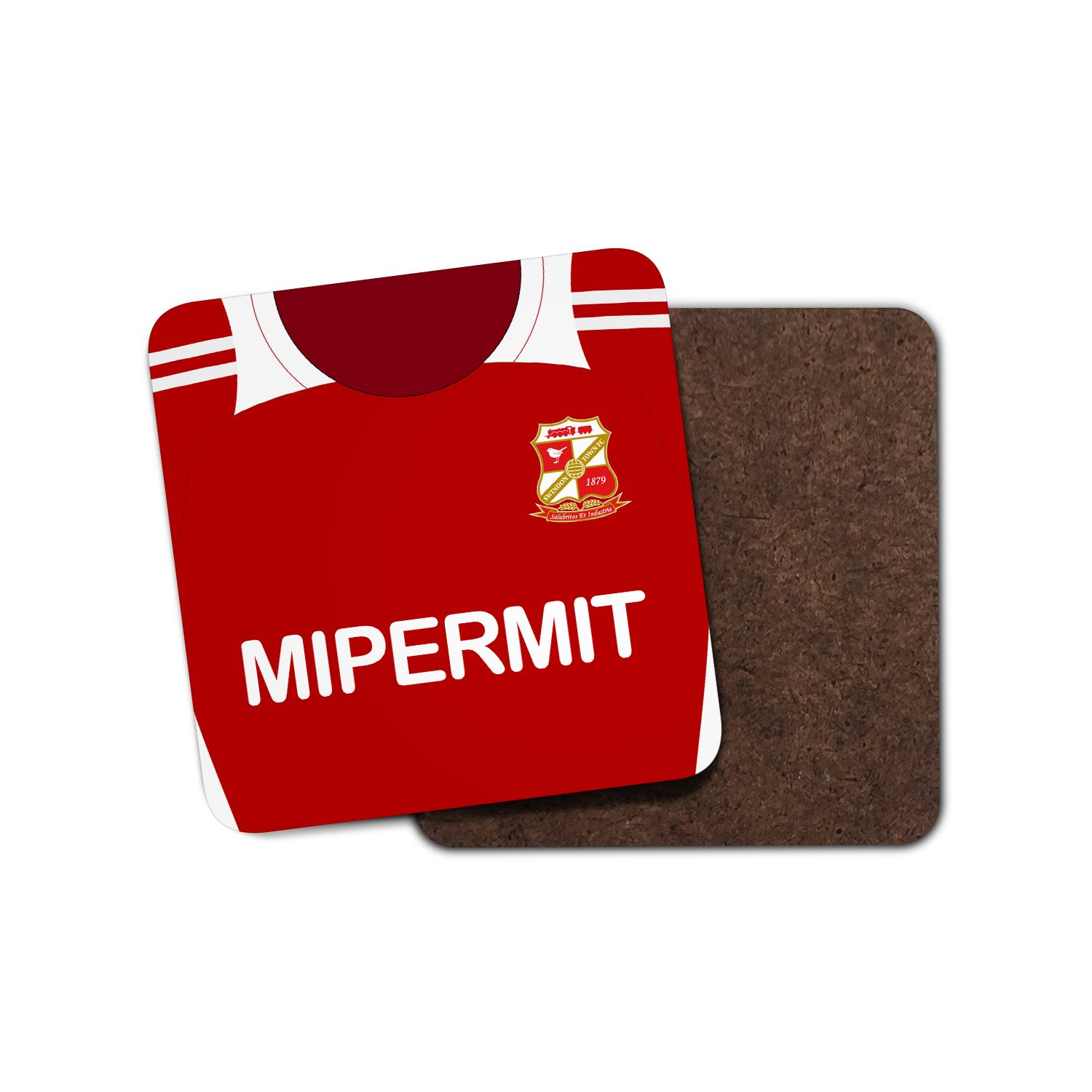 Swindon Town 25/26 Home Coaster – The Terrace Store
