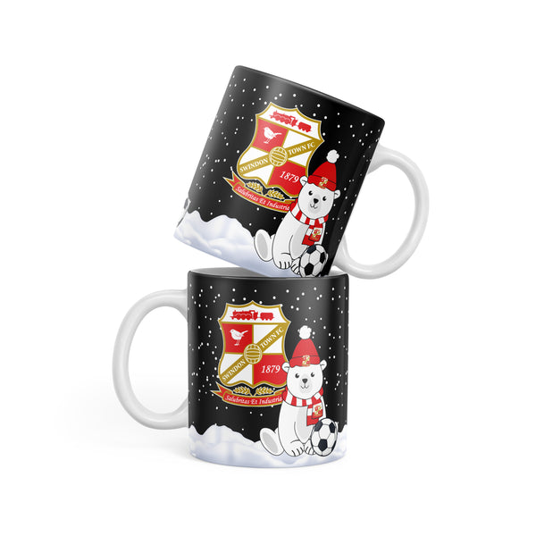 Swindon Town Christmas Polar Bear Mug