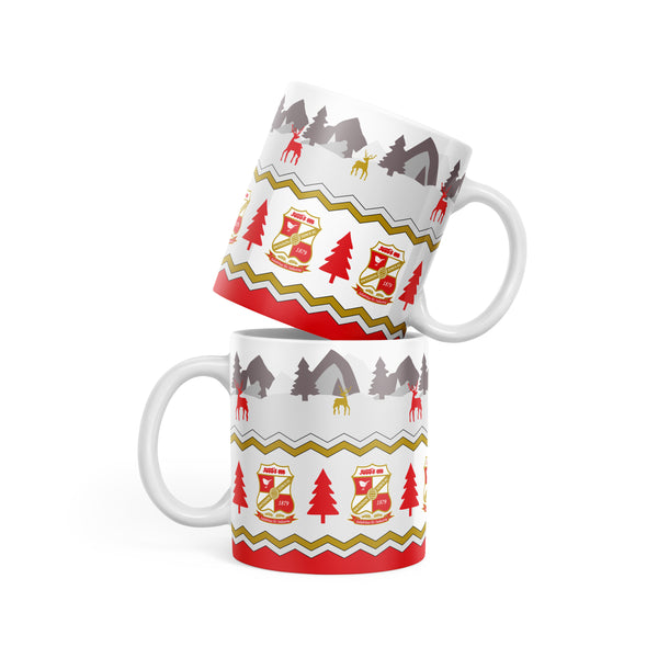 Swindon Town Christmas Scene Mug