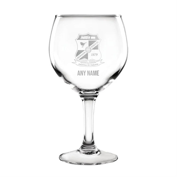 Swindon Town Gin Glass *Customisable*