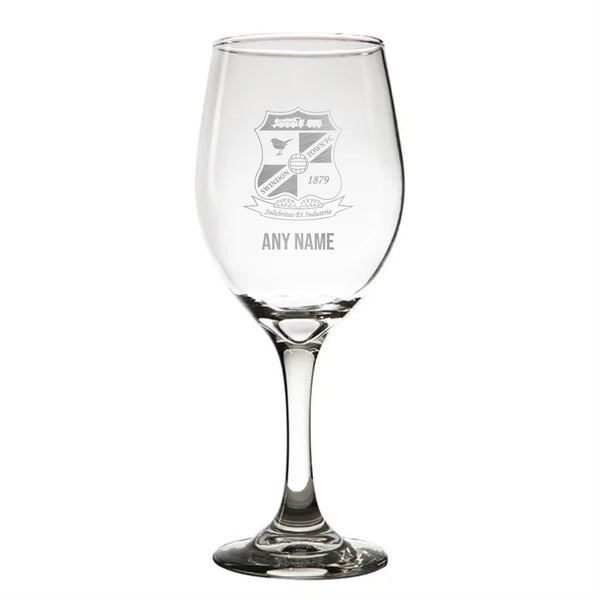 Swindon Town 410ml Wine Glass *Customisable*