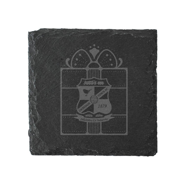 Swindon Town Present Slate Coaster