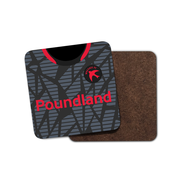 Walsall 24/25 Away Coaster