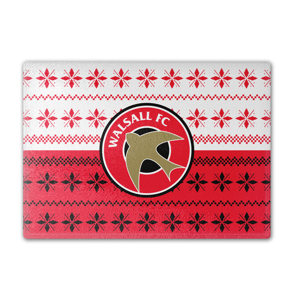 Walsall Knitted Halves Christmas Chopping Board