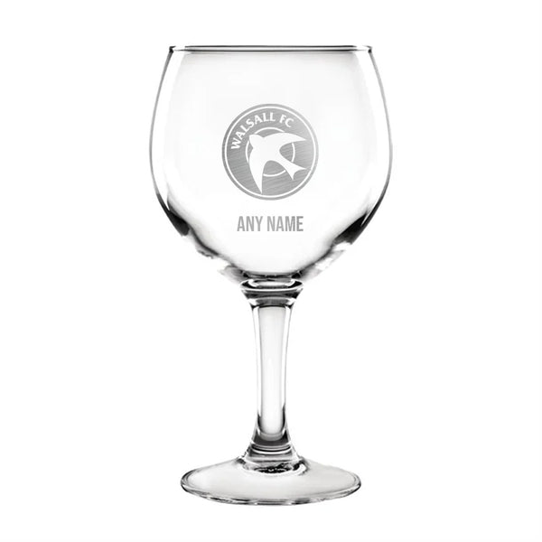 Walsall FC Gin Glass *Customisable*