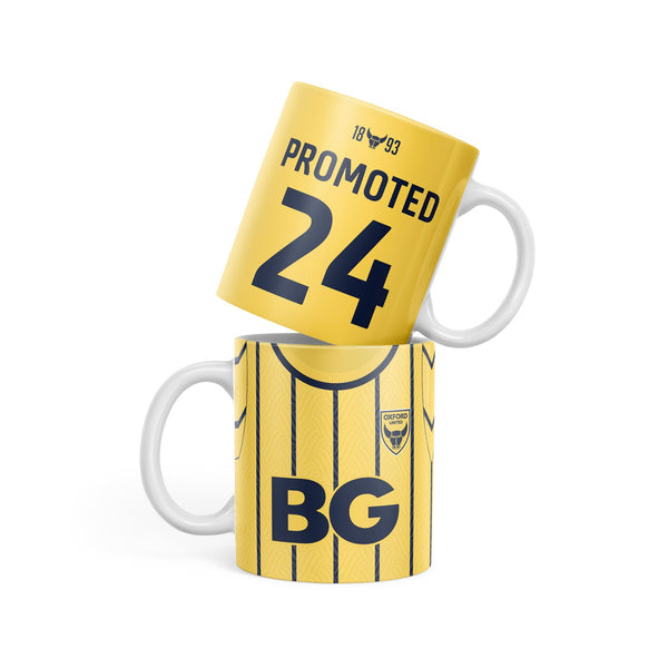 Oxford United 23/24 Home Promoted Mug