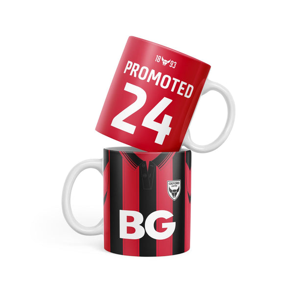 Oxford United 23/24 Away Promoted Mug