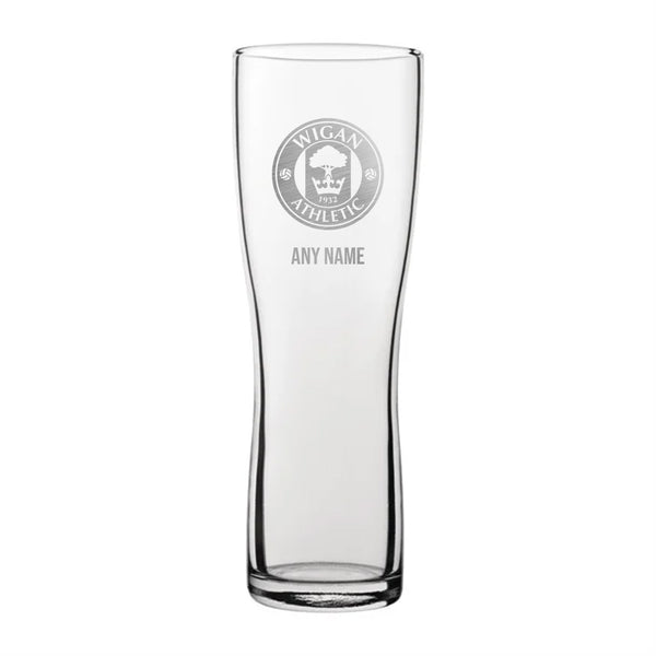 Wigan Athletic Aspen Pint Glass *Customisable*