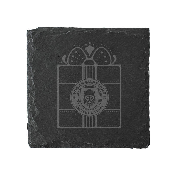 Wigan Warriors Present Slate Coaster