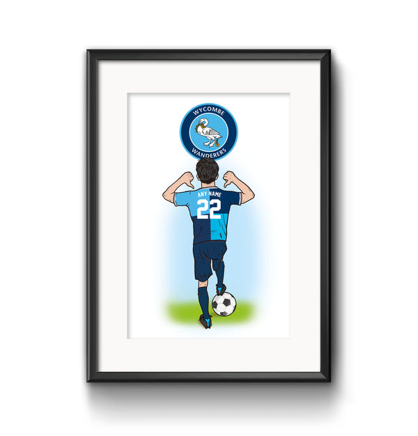 Wycombe Wanderers Future Star Custom Print - Male