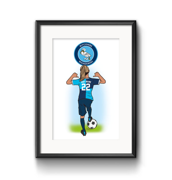 Wycombe Wanderers Future Star Custom Print - Female