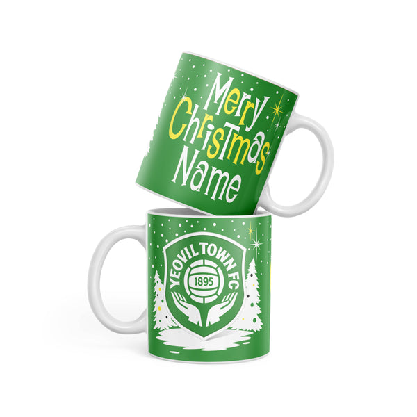 Yeovil Town Christmas Mid Century Mug