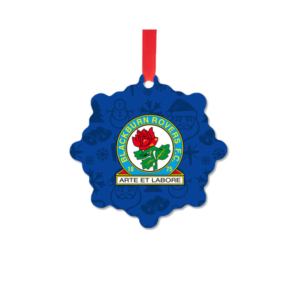 Blackburn Rovers Snowflake Christmas Decoration