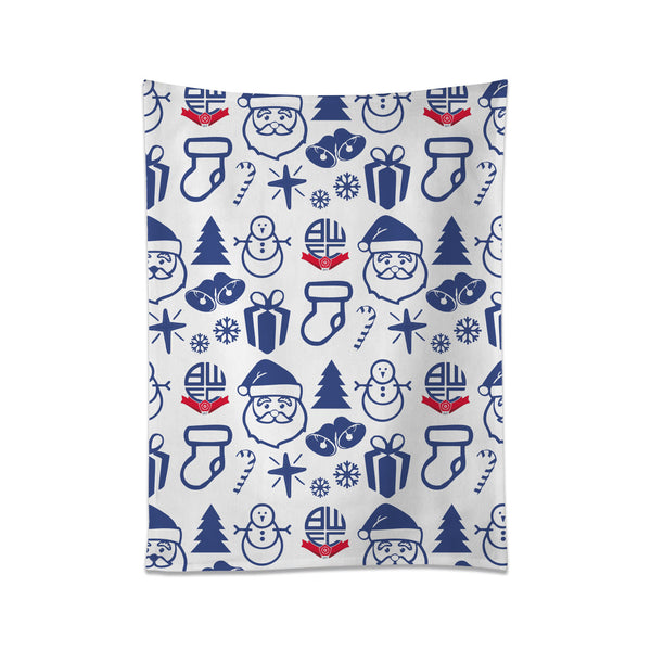 Bolton Wanderers Pattern Tea Towel